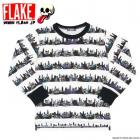 LIQUID BORDER SWEAT SHIRTS