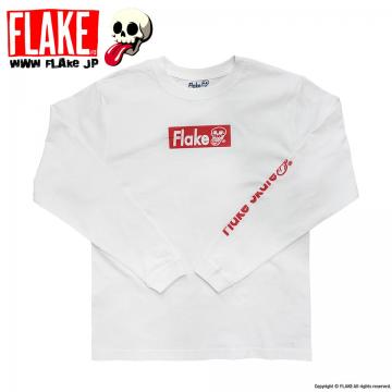 FLAKE BOX LOGO L/S T-SHIRTS