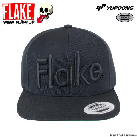 FLAKE LOGO BLACK THE CLASSICS SNAPBACK 6PANEL