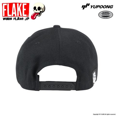 FLAKE LOGO BLACK THE CLASSICS SNAPBACK 6PANEL