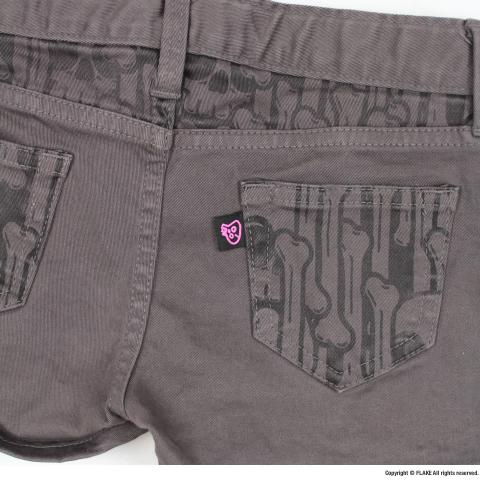 MAD SKULL BONES HOT PANTS
