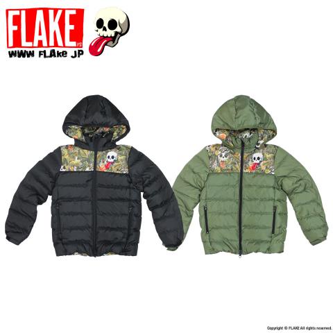 FLAKE DOWN JACKET 2014 MODEL "MAD LEAF CAMO"