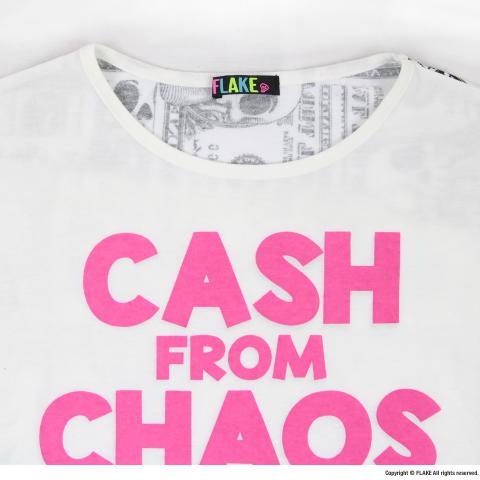 FLAKE/CASH FROM CHAOS BIG TEE