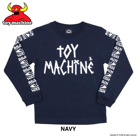 TOY MACHINE logo L/S TEE