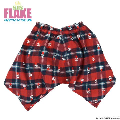 DOT CHECK FLANNEL SKIRT