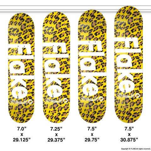 FLAKE x PREMIUM 2026 LEOPARD SKATE DECK