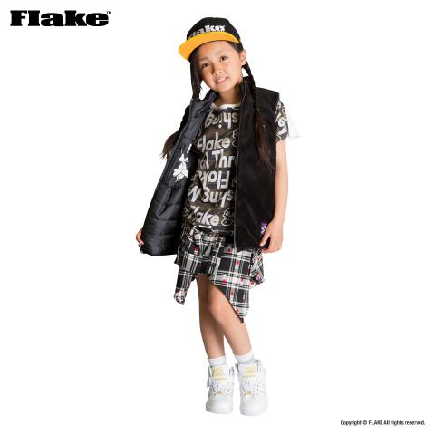 DOT CHECK FLANNEL SKIRT