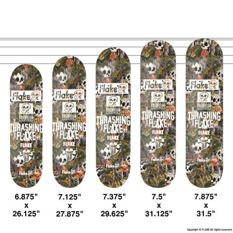 FLAKE x SHOWGEKI 2026 CAMOUFLAGE SKATE DECK