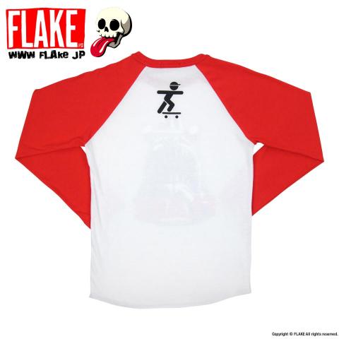 FLAKE ROAD SHARK RAGLAN T-SHIRTS