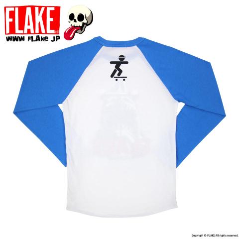 FLAKE ROAD SHARK RAGLAN T-SHIRTS