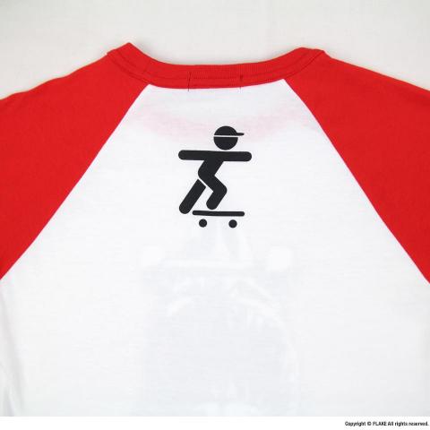 FLAKE ROAD SHARK RAGLAN T-SHIRTS