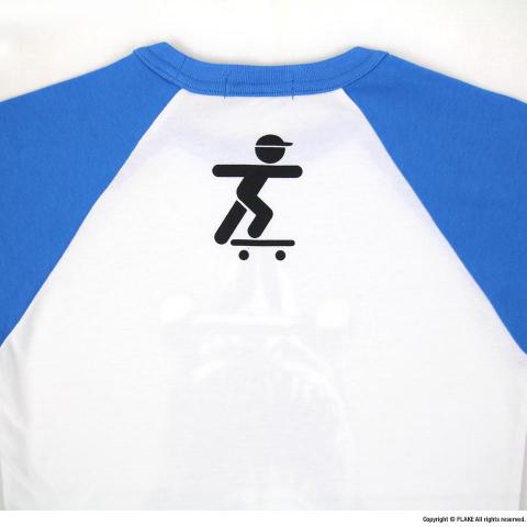 FLAKE ROAD SHARK RAGLAN T-SHIRTS
