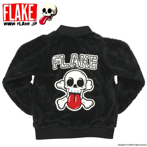 CROSS BONE FLEECE ZIP JACKET