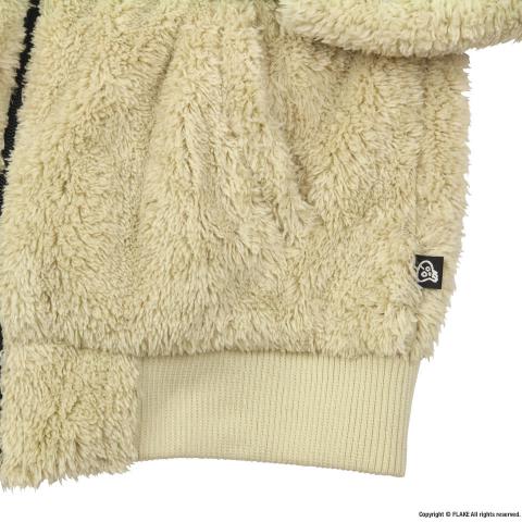 CROSS BONE FLEECE ZIP JACKET