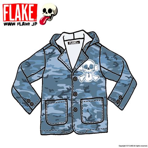 CROSS BONE KNIT DENIM JACKET