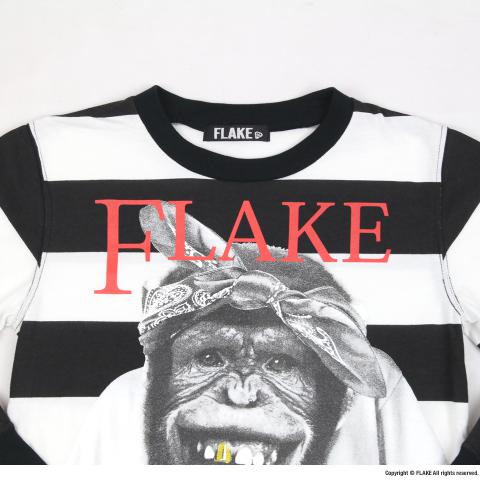 GANGSTA STRIPED RIV TEE