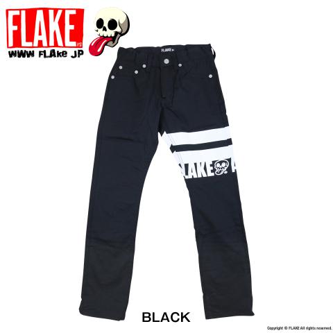 FLAKE STRIPED STRETCH SLIM PANTS