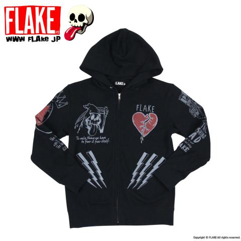 MAX TATTO SWEAT ZIP PARKA