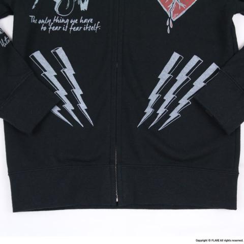 MAX TATTO SWEAT ZIP PARKA