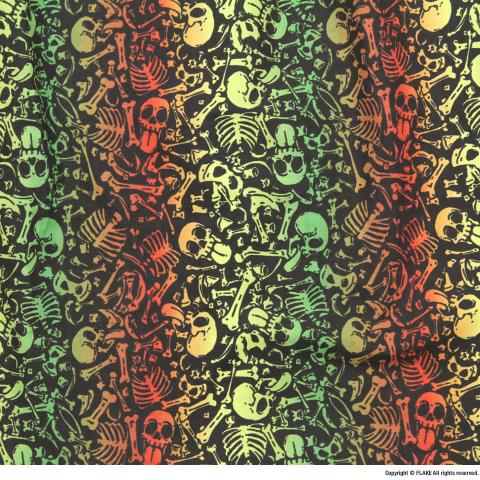 SKULL RASTA HOLDER NECK OP