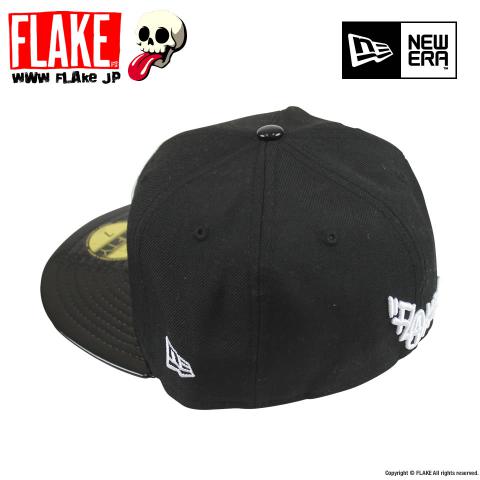 FLAKE × NEW ERA 59FIFTY Black Patent Leather