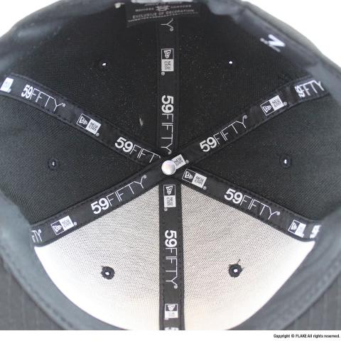 FLAKE × NEW ERA 59FIFTY Black Patent Leather