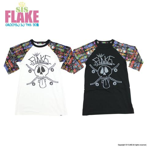 FLAKE SKATE DECK RAGLAN OP