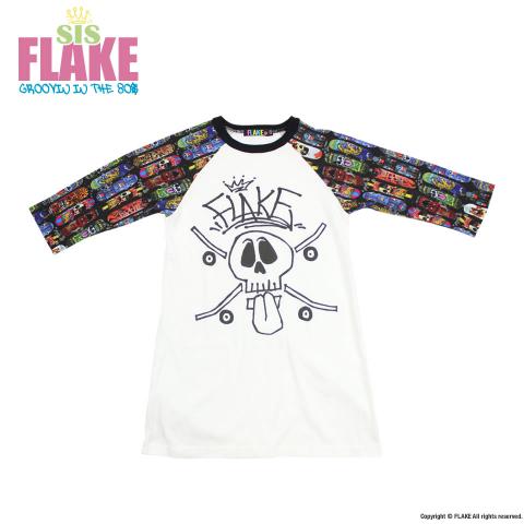 FLAKE SKATE DECK RAGLAN OP