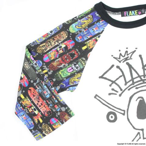 FLAKE SKATE DECK RAGLAN OP