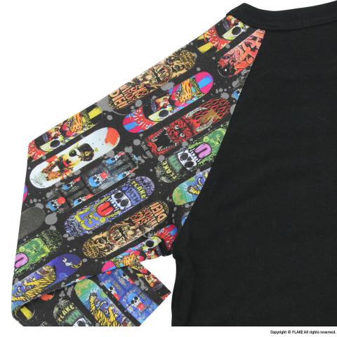 FLAKE SKATE DECK RAGLAN OP
