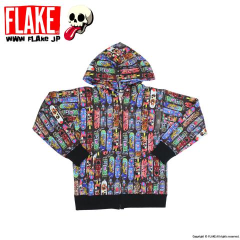 FLAKE SKATE DECK SWEAT ZIP PARKA