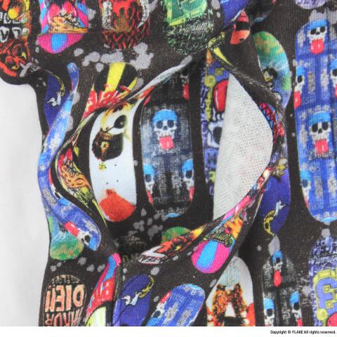 FLAKE SKATE DECK SWEAT ZIP PARKA