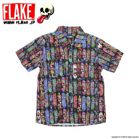 FLAKE SKATE DECK COTTON SHIRTS
