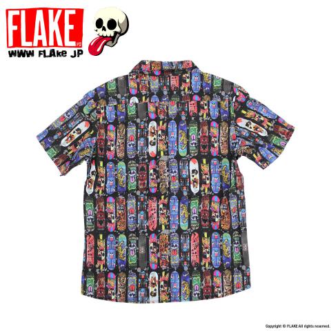 FLAKE SKATE DECK COTTON SHIRTS