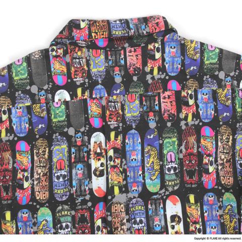 FLAKE SKATE DECK COTTON SHIRTS