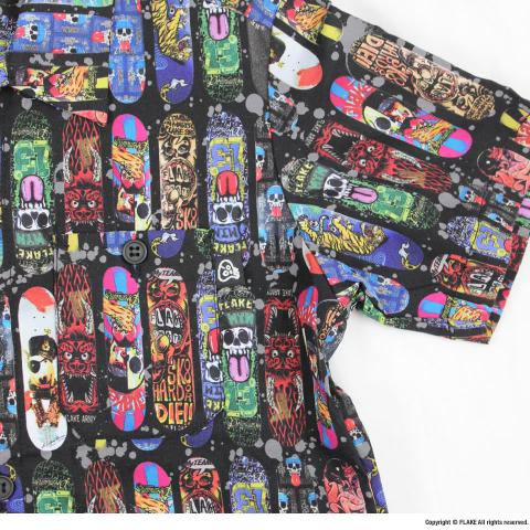 FLAKE SKATE DECK COTTON SHIRTS