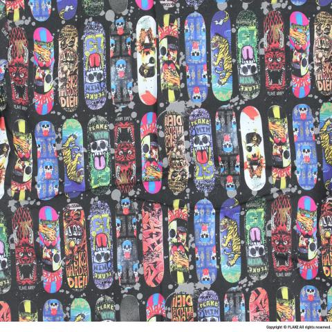 FLAKE SKATE DECK COTTON SHIRTS