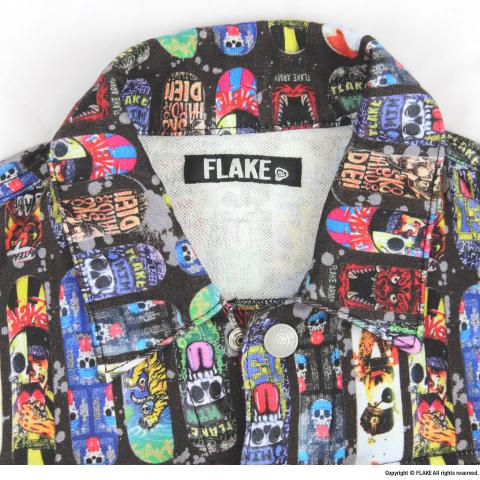FLAKE SKATE DECK SWEAT N/S JACKET