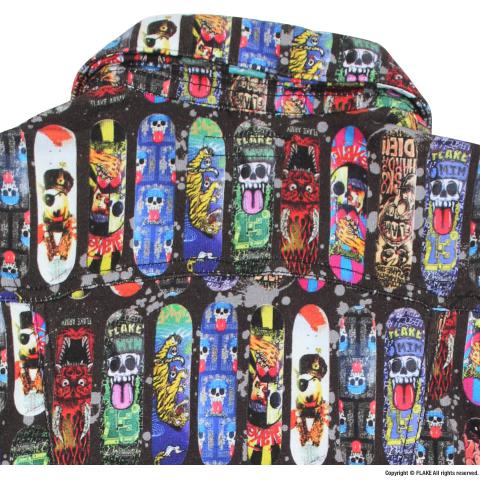 FLAKE SKATE DECK SWEAT N/S JACKET