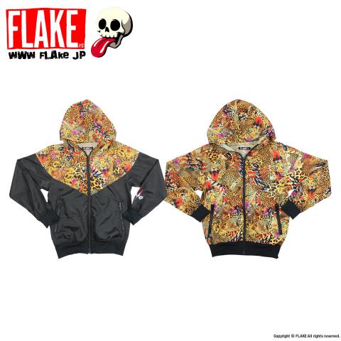 FLAKE LEOPARD NYLON JACKET