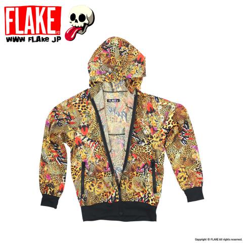 FLAKE LEOPARD NYLON JACKET