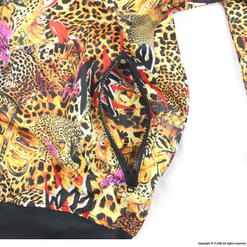 FLAKE LEOPARD NYLON JACKET