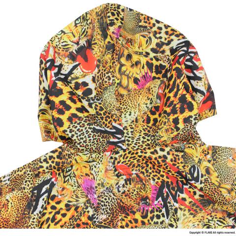FLAKE LEOPARD NYLON JACKET
