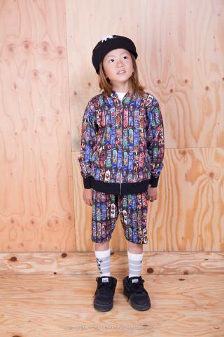 FLAKE SKATE DECK SWEAT ZIP PARKA