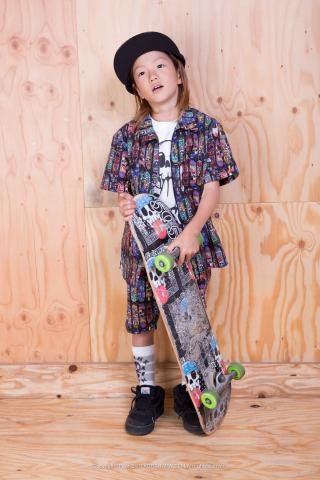 FLAKE SKATE DECK COTTON SHIRTS