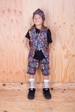 FLAKE SKATE DECK SWEAT N/S JACKET