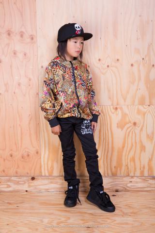 FLAKE LEOPARD NYLON JACKET