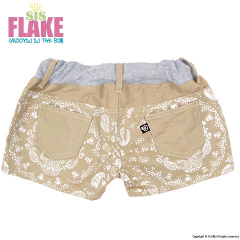 GIRLS BANDANA SKULL HOT PANTS