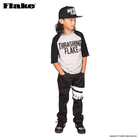 THRASHING FLAKE BASEBALL TEE