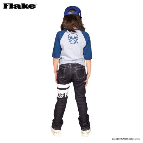 THRASHING FLAKE BASEBALL TEE